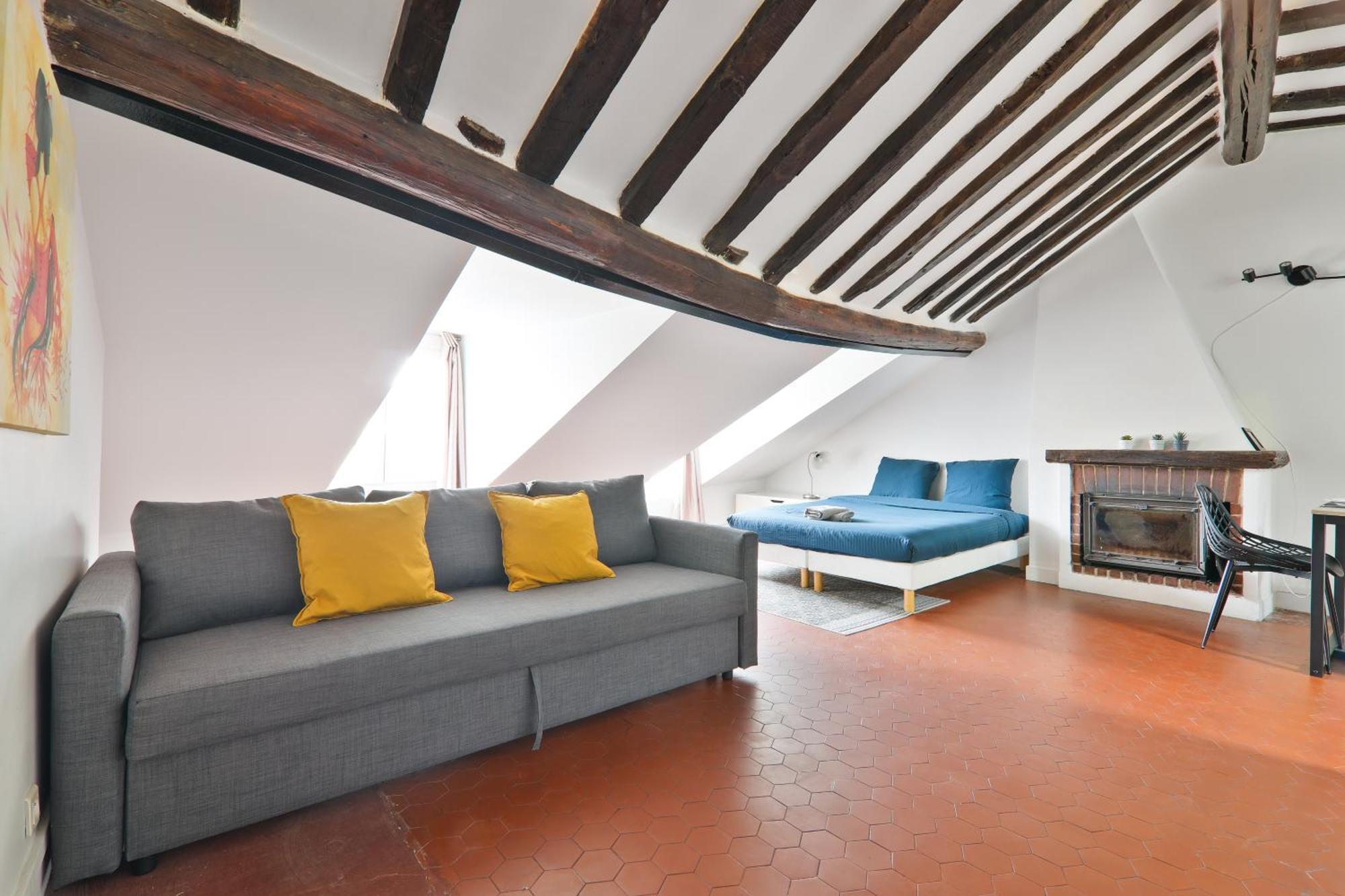 Studio Appartement Quartier Saint-Michel Notre-Dame 2 Free Netflix Париж Экстерьер фото